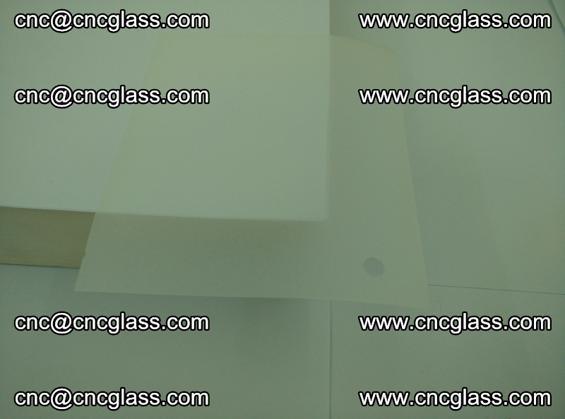EVA glass interlayer film cool jade white (semi transparent, half clear) (17)
