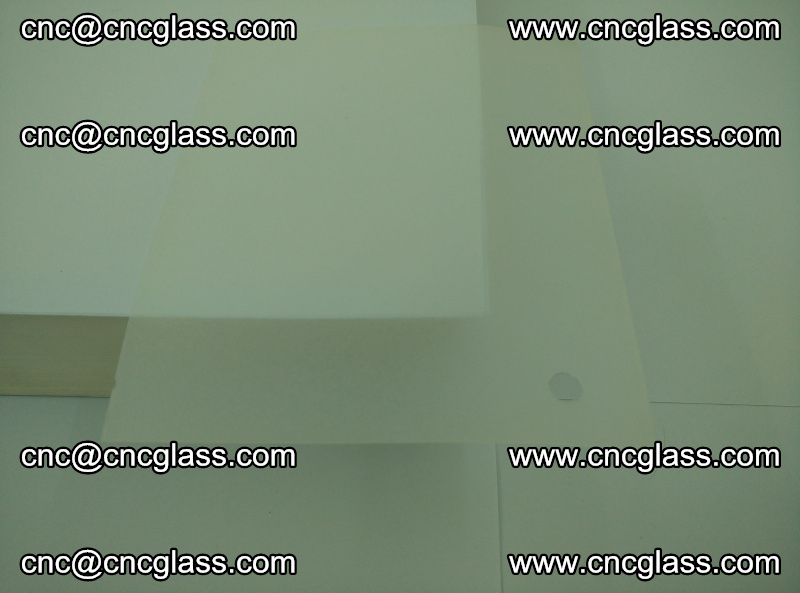 EVA glass interlayer film cool jade white (semi transparent, half clear) (2)