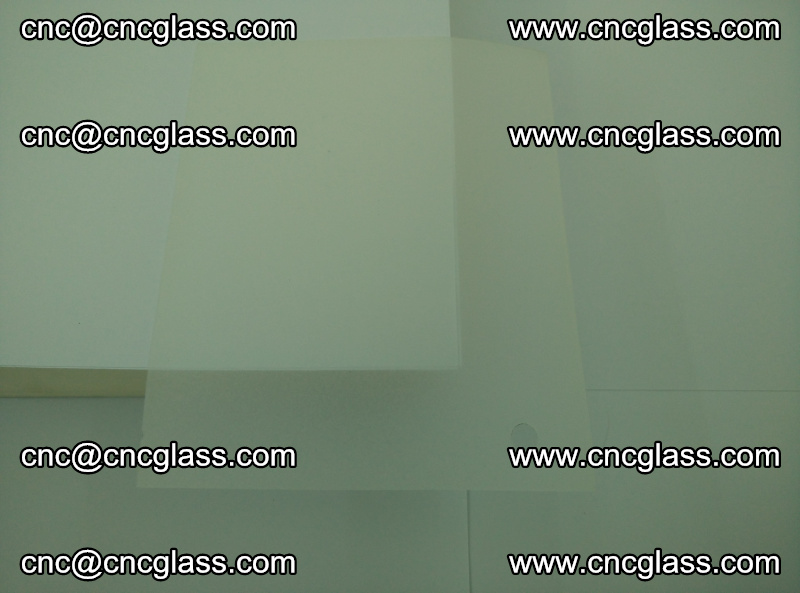 EVA glass interlayer film cool jade white (semi transparent, half clear) (9)